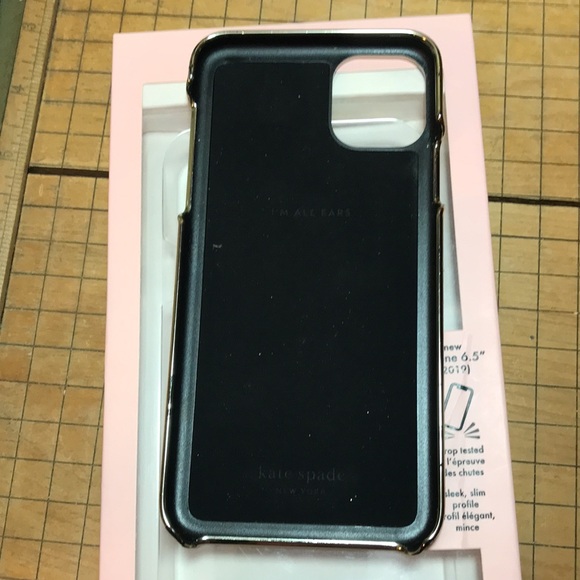 kate spade Silver Glitz 6.5”H iPhone 11 Pro Max GUC, Prabal Gurung Glitter Waves - Picture 6 of 13